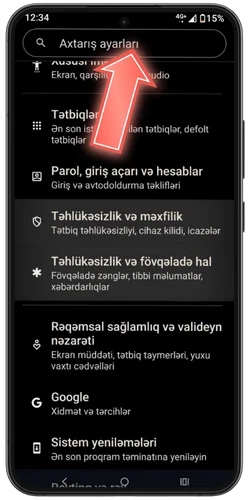 Parametrləri dəyişin